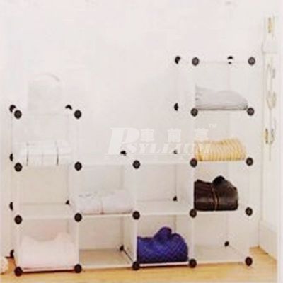 DIY自由組合柜 膜魔片塑料衣柜，開啟收納新紀(jì)元